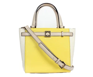 NWT Kate Spade Leo Houston Street Two Tone Handbag MULTI COLOR - Picture 1 of 11