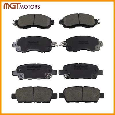 Pastillas de freno cerámicas delanteras y traseras Nissan Altima 2013 2014-2018 2019 2020 Foto 1 de 4