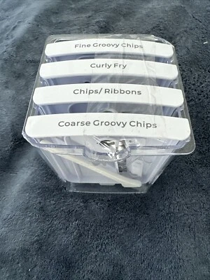 Juego de 4 cuchillas de repuesto espiralizadoras con caja Foto 1 de 4