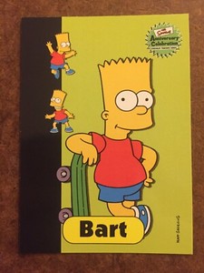 Bart 23 The Simpsons Anniversary 2000 Trading Card