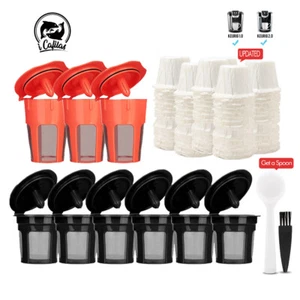 Filtros de papel vaina de café reutilizables i Cafilas reutilizables K-Cup K jarra para Keurig - Imagen 1 de 16