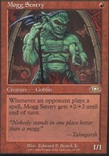 MTG magic cards 1x x1 Light Play, English Mogg Sentry Planeshift