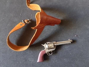 1/6 CUSTOM VIRTUAL TOYS, BATTLE GEAR WESTERN HANDMADE LEATHER HOLSTER COLT 45 - Imagen 1 de 11