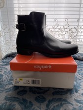 Easy Spirit Black Ankle Boots for Women 