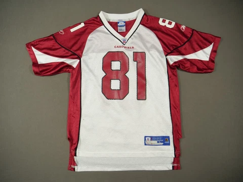 Arizona Cardinals Jersey Anquan Boldin Youth Large 14-16 Red #81 NFL  Football Cover