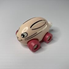 Vintage 1970’s TONKA TOTES Gigglers Buggy Egg BUNNY RABBIT Figure Car Made in HK