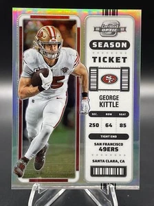 2022 Panini Contenders Optic Silver Prizm GEORGE KITTLE #49 Season Ticket 49ers - Picture 1 of 2