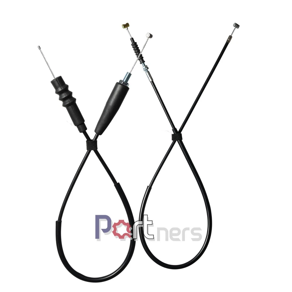 Partners_Part Front Brake Cable & Throttle Cable For Kawasaki KLX110 2002-2009 - Image 1 of 1