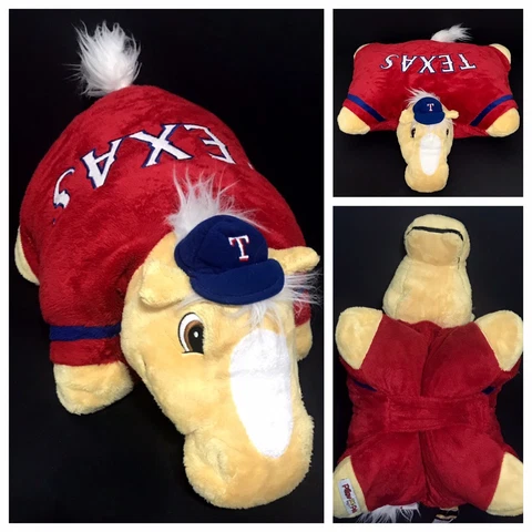 Texas Rangers Horse Mascot My Pillow Pet MLB Genuine Merch Fabrique Innovations Cover