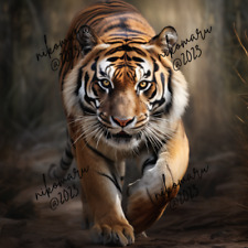 Tiger Digital Image Picture Photo Wallpaper Background Desktop Art