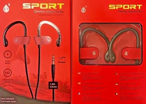 CUFFIE DESIGN SPORT AURICOLARI STEREO PER SMARTPHONE IPOD HQ SUPER BASS 3.5 MM - Imagen 1 de 1