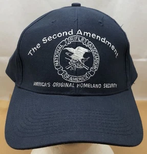 Blue NRA The Second Amendment Americas Original Homeland Security Baseball Cap - Picture 1 of 6
