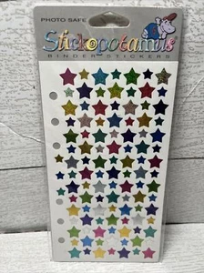 Stickopotamus Carpeta Pegatinas Brillo Mini Estrellas Foto Seguro De Colección Juego de Álbumes de Recortes - Imagen 1 de 4