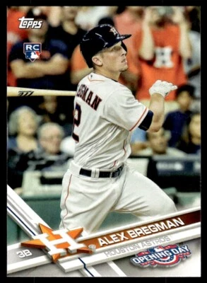2017 Topps Opening Day Alex Bregman Rookie R59 Houston Astros #19 - Image 1 of 2