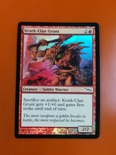 1x Krark-Clan Grunt | FOIL | Mirrodin | MTG Magic Cards