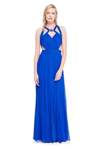 Tadashi Shoji Kendall Gown, OC16438L, Jewel, Size 4 - Picture 1 of 2