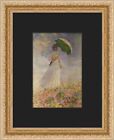 Claude Monet The Lady with a Parasol Custom Framed Print