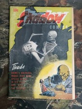 1944 Shadow Comic Vol.3 #11 DOC Savage Skeleton Cover Rare Volume February