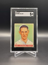 1933 Goudey Dibrell Williams #82 SGC 5 EX Philadelphia Athletics