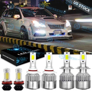 Faro LED 9005 H7 para Subaru Legacy Outback 2010-2012 + bombillas antiniebla H11 - Imagen 1 de 11