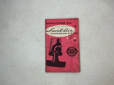 Chevrolet 1958 mantenimiento del sistema de suspensión neumática nivel piezas 1 y 2 manual Foto 1 de 4