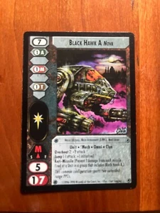 Battletech CCG Black Hawk A Nova Single - Picture 1 of 1