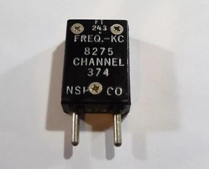 FT-243 Radio Crystal 8275 KHz - .093 Pins - NSI - Channel 374 - Zdjęcie 1 z 1