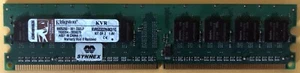 1GB Kingston DDR2 Desktop RAM Memory KVR533D2N4K2/1G PC2-4200 DDR2-533 - Picture 1 of 2