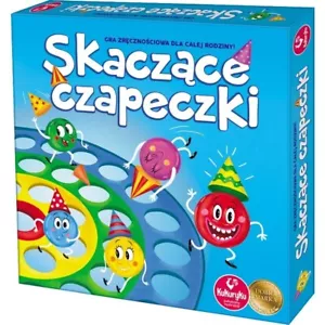 Skaczące Czapeczki Polska Gra Planszowa Towarzyska Imprezowa Rodzinna Prezent - Picture 1 of 2