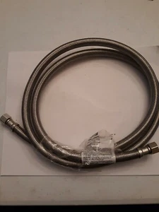 Everbilt 7223-60-6E-EB Universal braided Steel Dishwasher Supply Line 3/8" x 5'  - Picture 1 of 1