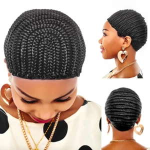 Cornrows Cap For Making Braided Wig Capa Crochet Braids Sew In Hair Caps Elastic - Picture 1 of 10