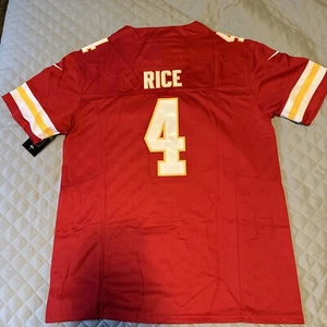 Rashee Rice Jersey Kansas City Chiefs Mens Large #4 Stitched - Picture 1 of 6
