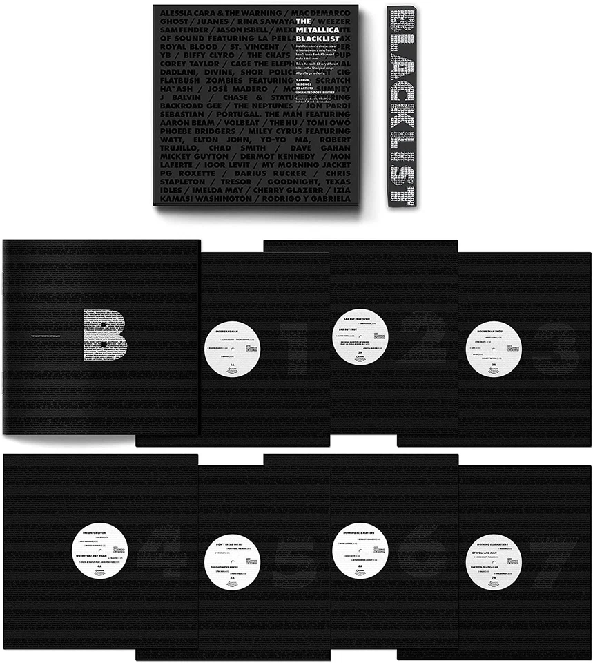 V/A - THE METALLICA BLACKLIST, ORG 2021 EU LIMITED EDN 7LP BOX SET, SEALED! - Image 1 of 1