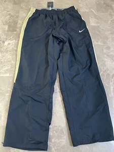 NIKE STORM-FIT WATERPROOF RAIN TRAINING PANTS MENS BLACK/GOLD XL - Picture 1 of 8