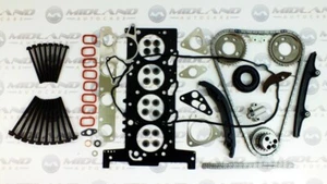 FORD TRANSIT MK7 2.2 TDCi 2006 - 2014 FWD TIMING CHAIN KIT HEAD GASKET SET BOLTS - Picture 1 of 4