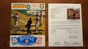 1970 Reds Scorecard Signed Rose Bench Perez JSA LOA Ticket Stubs & Box Score 1/1 - Picture 1 of 9