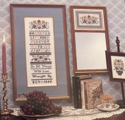 Vtg Rare The Sweetheart Tree DO ALL THINGS WITH LOVE Cross St '88 Pattern#SV-018 - Image 1 of 3