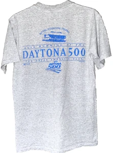 VTG NASCAR T Shirt 2003 Daytona 500 Mens MEDIUM Gray 45th Great American Race - Picture 1 of 7