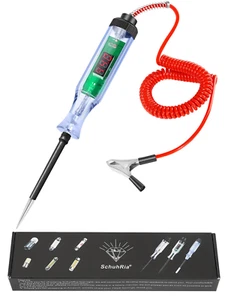 Test Light Automotive,Circuit Tester 3-48V DC Digital LCD Display,Prolong Spring - Picture 1 of 7