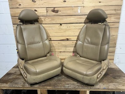 OEM 2002-2010 Lexus SC430 Front Driver Left Right Seat Seats Leather Beige Power Foto 1 de 4