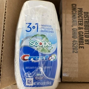 6 Pk Crest Complete Plus Scope 3 in 1 Toothpaste Minty Fresh Liquid Gel, 4.6 oz - Picture 1 of 1