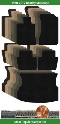 Juego de alfombrillas Ultimat personalizadas para Bentley Mulsanne 1980-2017 (5 piezas) #MO Foto 1 de 4