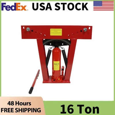 ☑️⏸😸❇️Dobladora de tubos hidráulicos de 16 toneladas Bomba manual Tubo Herramienta de tubo de escape Dobladora de tubos Foto 1 de 4