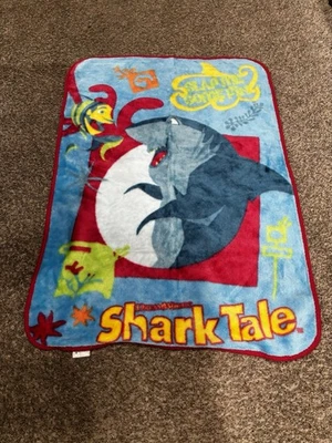 Vintage 2004 Dreamworks Shark Tale Oscar Lenny Throw Blanket - Image 1 of 4