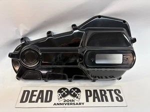 Harley nice black Dominion M8 Softail 25700795 aluminum outer primary cover - Picture 1 of 4