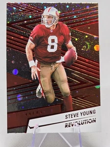 2025 Panini Revolution - Steve Young #10 Red Cosmo - Bild 1 von 2