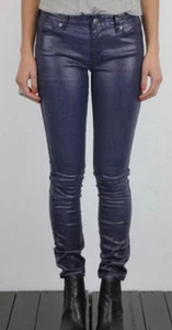 Pantalones de fiesta KSUBI JEANS 26 X 31 PINES AJUSTADOS MEDIANOCHE METÁLICOS azul oscuro - Imagen 1 de 13