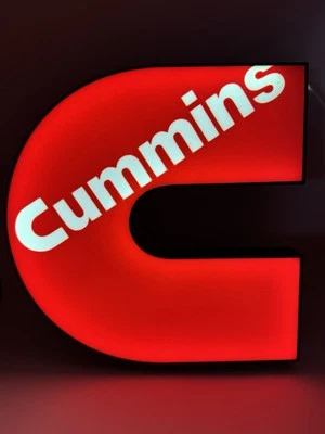 Red Cummins - Light Up LED Sign - Image 1 of 4