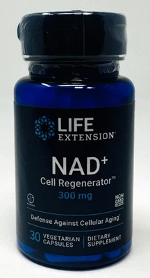 Life Extension NAD+ 300mg Nicotinamide Riboside, 30 Capsules EXP: 6/2027 - Image 1 of 3