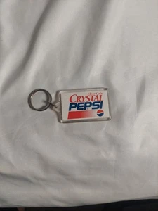 Crystal Pepsi - Promotional Keychain -Lipton Tea on Opposite side (2) - Picture 1 of 6